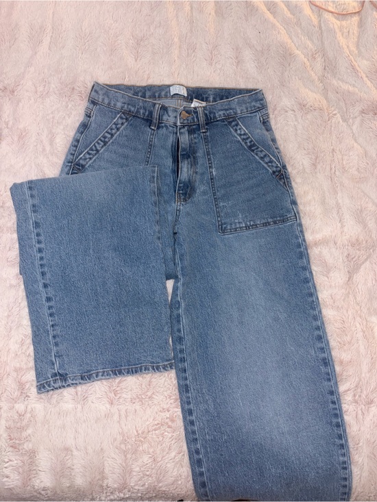 Time and Tru Denim - Time and Tru Straight Leg Jeans in Medium Blue
